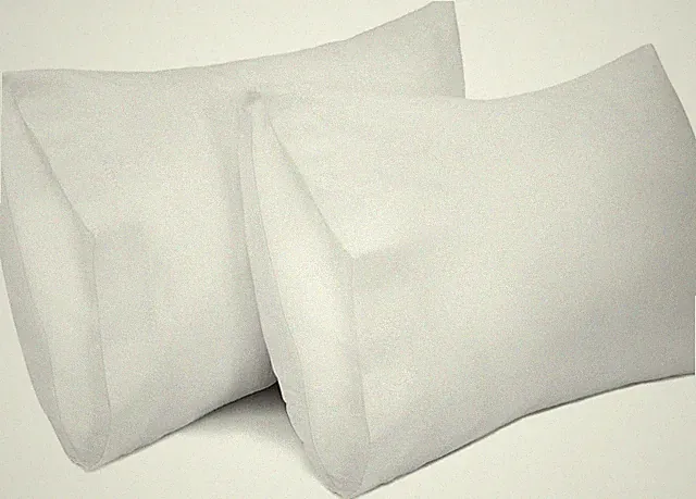 2 Pack Pillow Cases,100% Cotton Breathable Pillowcases,20"X 30" Queen Size,White