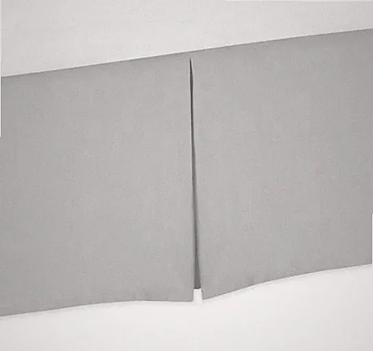 3 Side Daybed Tailored Bed Skirt Solid Silver 600 TC Cotton Twin Twin XL Full